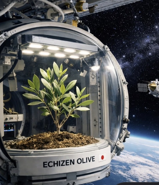 ECHIZEN OLIVE 宇宙ステーションでの特別企画