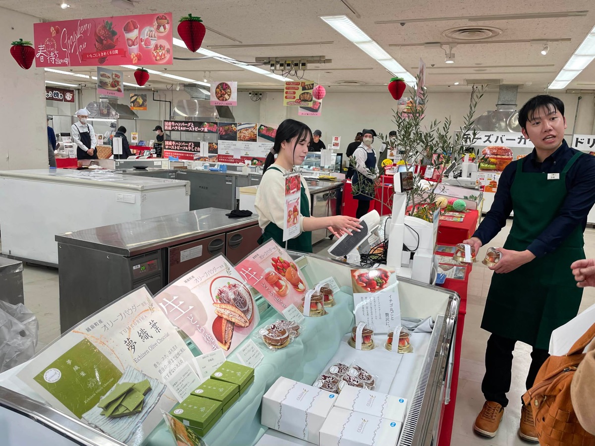 西武福井店「ふくいのとっておき春待ちグルメフェア2026」出店の様子